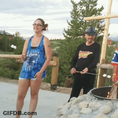 Man In Back To The Future Shirt GIF