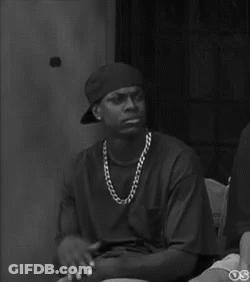 Man In Baseball Cap And Chains GIF