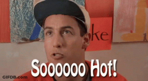 Man In Baseball Cap And Red Shirt Soooooo Hot GIF