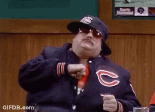 Man In Baseball Cap And Sunglasses Holding Bat GIF