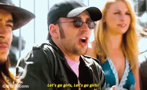 Man In Baseball Cap And Sunglasses Talking To Group GIF