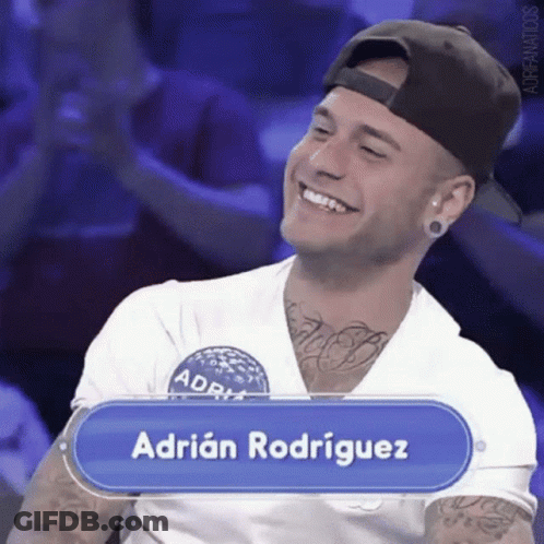 Man In Baseball Cap And White Shirt With Name Adrian Rodriguez GIF