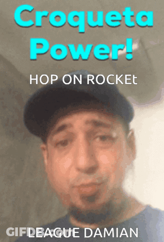 Man In Baseball Cap Croqueta Power Book GIF
