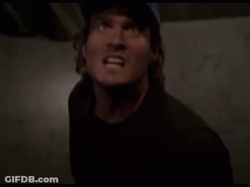 Man In Baseball Cap Looking Up At Sky GIF