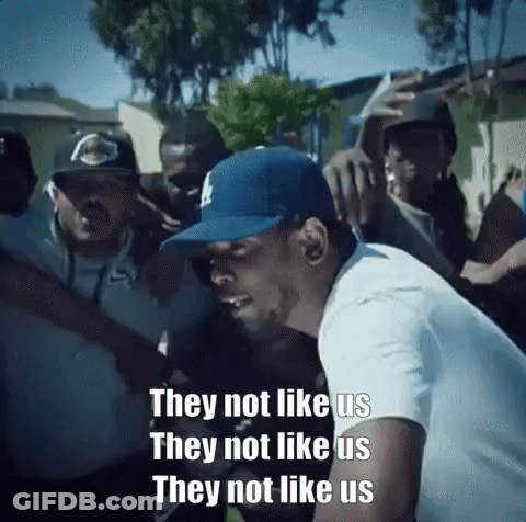 Man In Baseball Cap Saying They Not Like Us GIF
