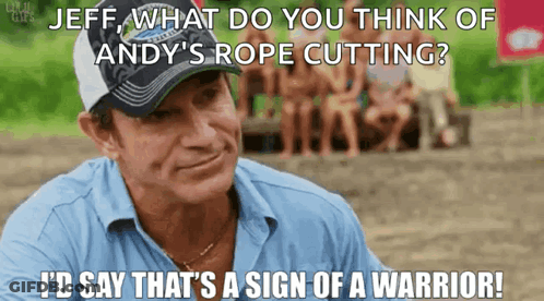 Man In Baseball Cap Says Jeff What Do You Think Of GIF