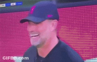 Man In Baseball Cap With Letter F GIF