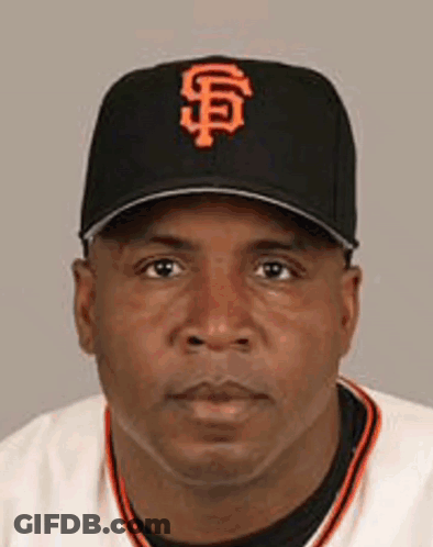 Man In Baseball Cap With Letter P GIF
