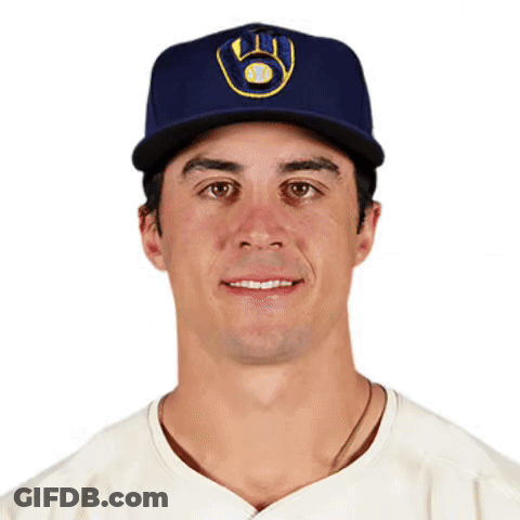 Man In Baseball Cap With M Smiling GIF