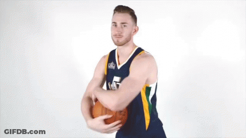 Man In Basketball Jersey Number 5 Holding Basketball GIF