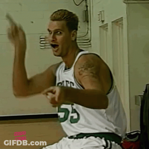 Man In Basketball Jersey Number 55 GIF