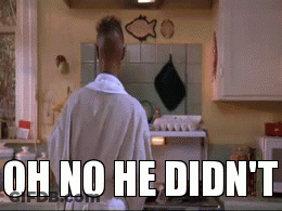 Man In Bathrobe Saying Oh No He Didn't GIF