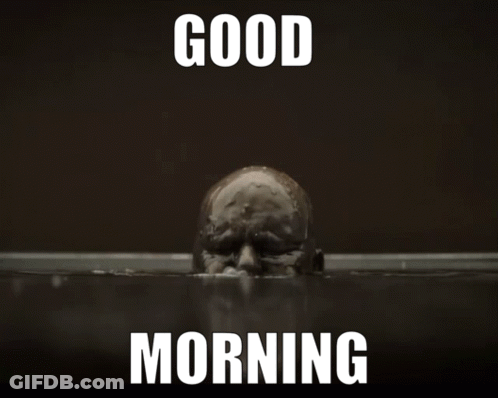 Man In Bathtub Good Morning GIF