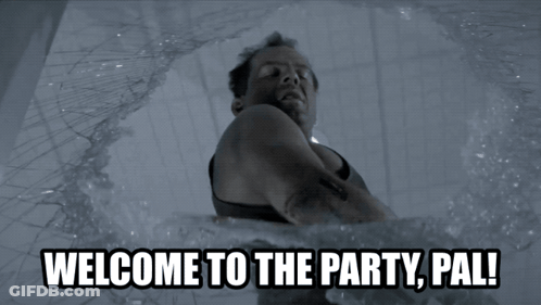 Man In Bathtub Welcome To The Party Pal GIF