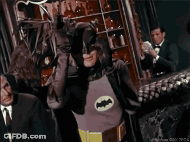 Man In Batman Costume Dance So Funny GIF