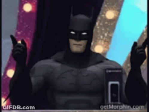 Man In Batman Costume Giving Thumbs Up GIF