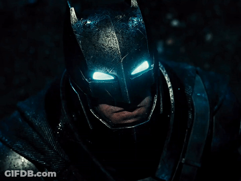 Man In Batman Mask Close Up GIF