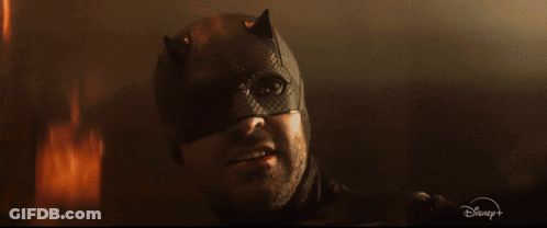 Man In Batman Mask With Disney Logo GIF