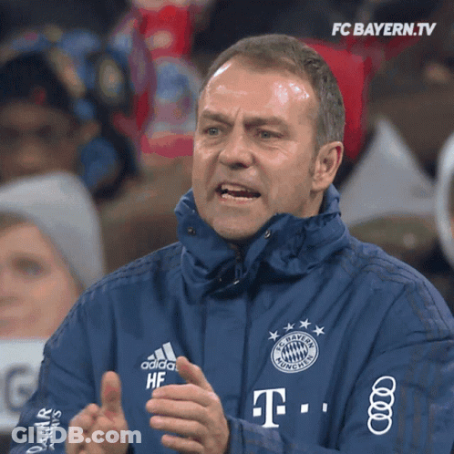Man In Bayern Munich Jacket GIF