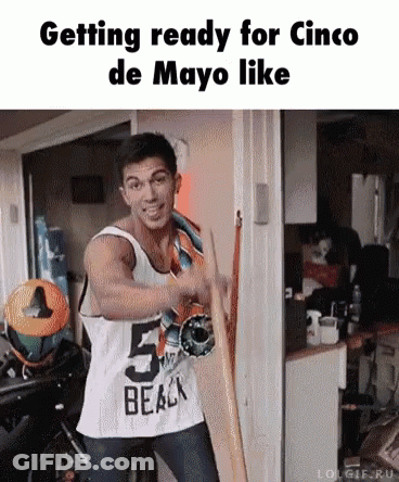 Man In Beach Tank Top GIF