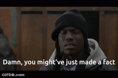 Man In Beanie And Hoodie Saying Damn GIF