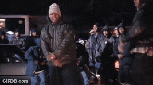 Man In Beanie With Group Cas GIF
