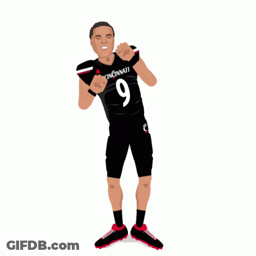 Man In Bearcats Jersey Being Interviewed GIF