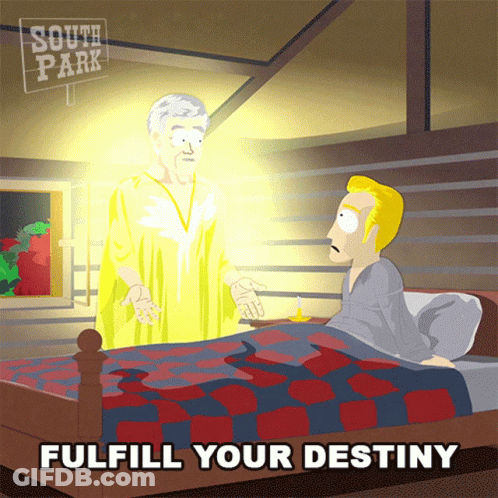 Man In Bed Fulfill Your Destiny GIF