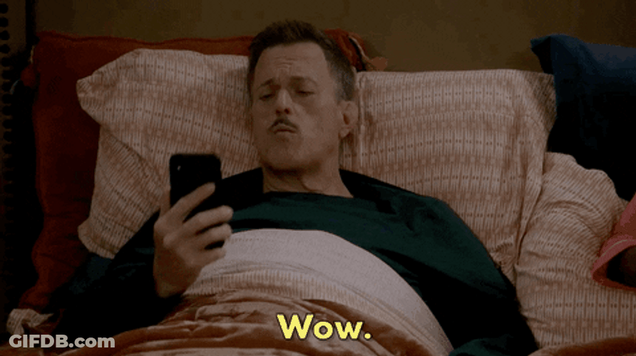 Man In Bed Wowza Ultimate Solution GIF