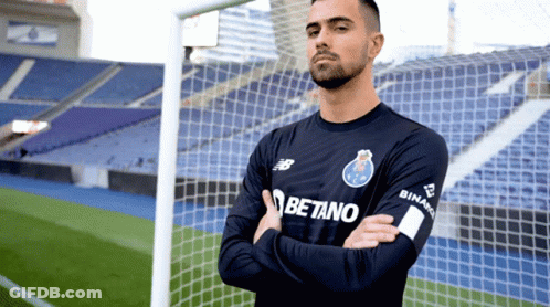 Man In Betano Jersey On Soccer Field GIF