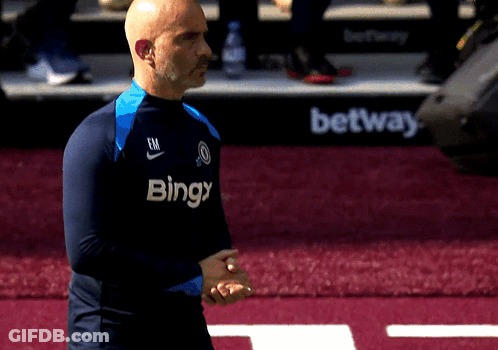 Man In Bingy Shirt On Soccer Field GIF
