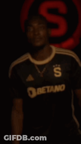 Man In Black Adidas Jersey With Betan GIF