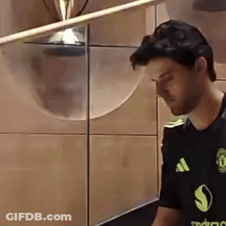 Man In Black Adidas Shirt Standing GIF