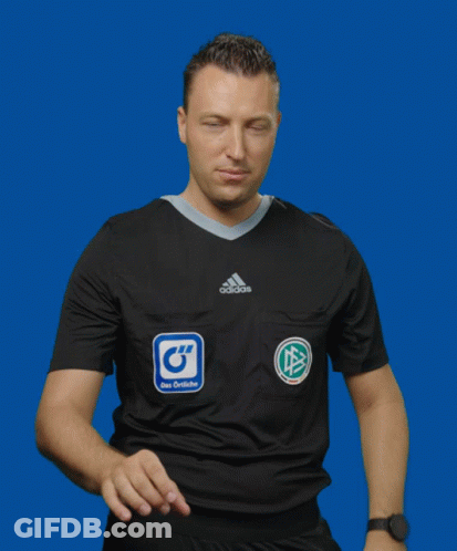 Man In Black Adidas Shirt With Das Kritische Logo GIF