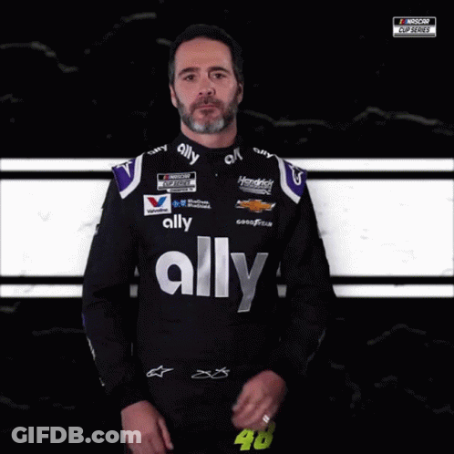 Man In Black Ally Shirt Number 48 GIF