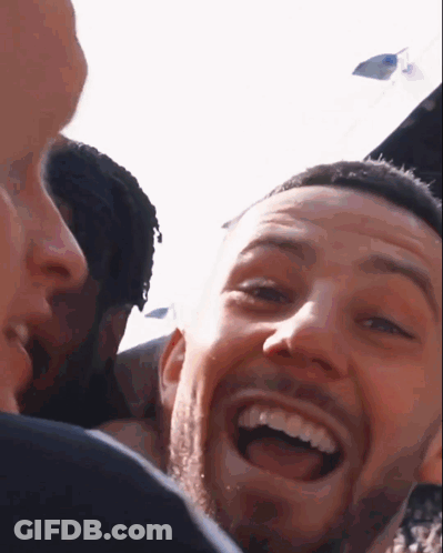 Man In Black Ally Shirt With Number 48 GIF