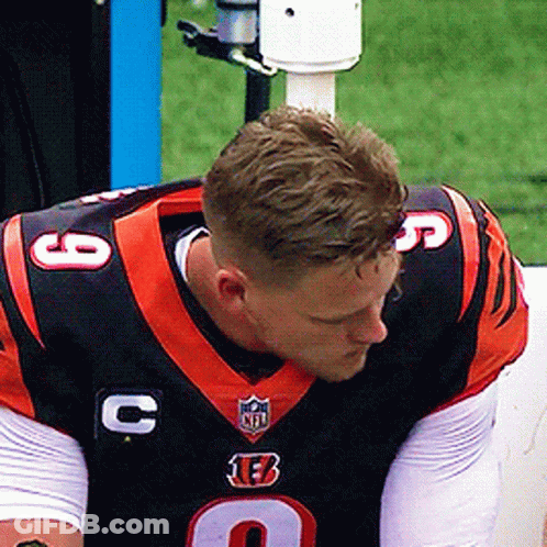Man In Black And Orange Jersey Number 8 GIF