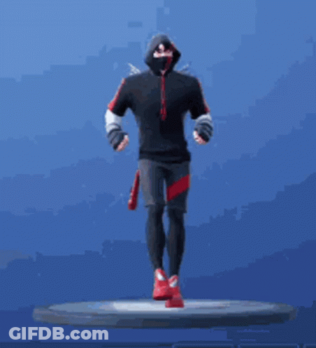 Man In Black And Red Hoodie Dancing GIF