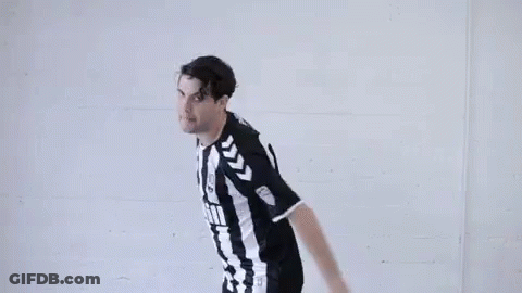 Man In Black And White Jersey Number 20 GIF