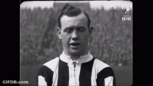Man In Black And White Striped Shirt GIF