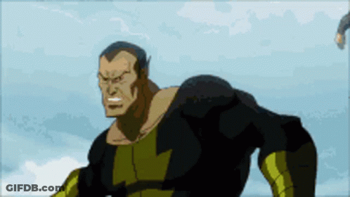 Man In Black And Yellow With Lightning Bolt GIF