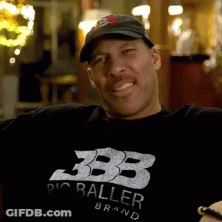 Man In Black Baller Brand Shirt GIF