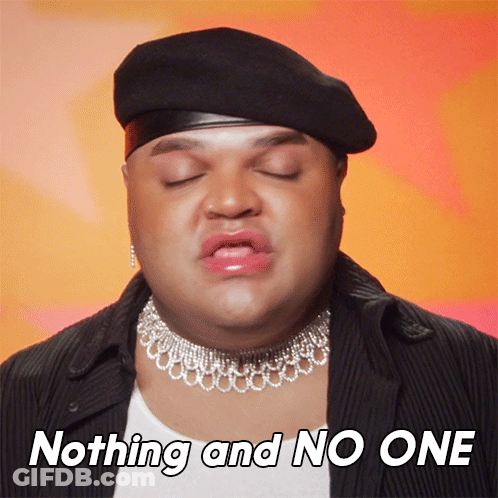 Man In Black Beret And Necklace Saying Nothing GIF