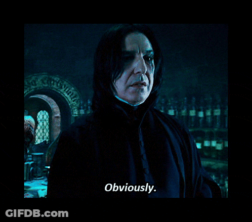 Man In Black Cloak Says Obviously GIF