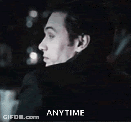 Man In Black Coat In Car Anytime GIF
