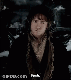 Man In Black Coat Saying Yesh GIF
