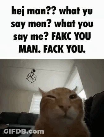 Man In Black Dress Asking What A Man Is GIF