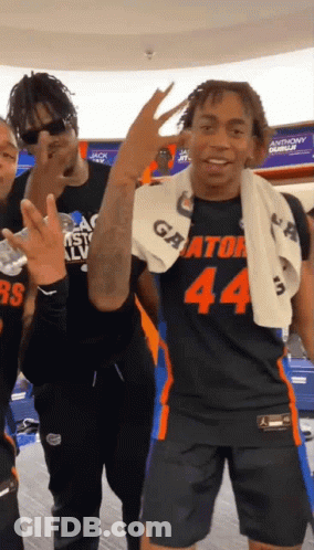 Man In Black Gator 44 Jersey GIF