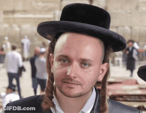 Man In Black Hat And Beard GIF