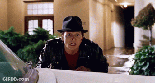 Man In Black Hat And Leather Jacket GIF